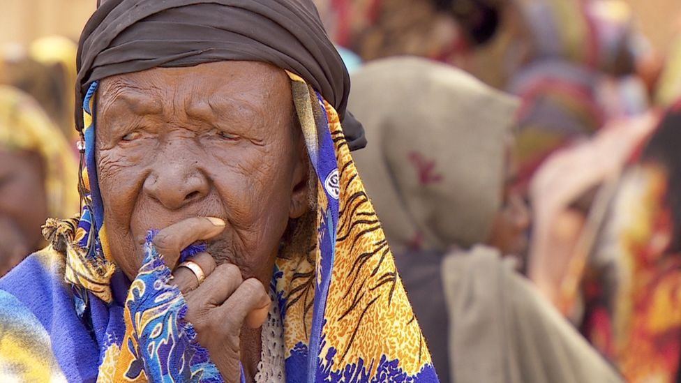 A woman in West Darfur