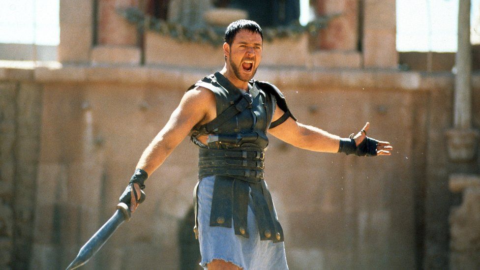 Russell Crowe as Maximus in Gladiator