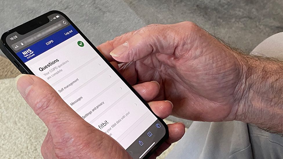 Приложение для мониторинга ХОБЛ используется в некоторых частях Шотландии