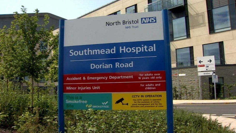 Elderly A&E patient at Southmead Hospital 'overlooked for hours' BBC News