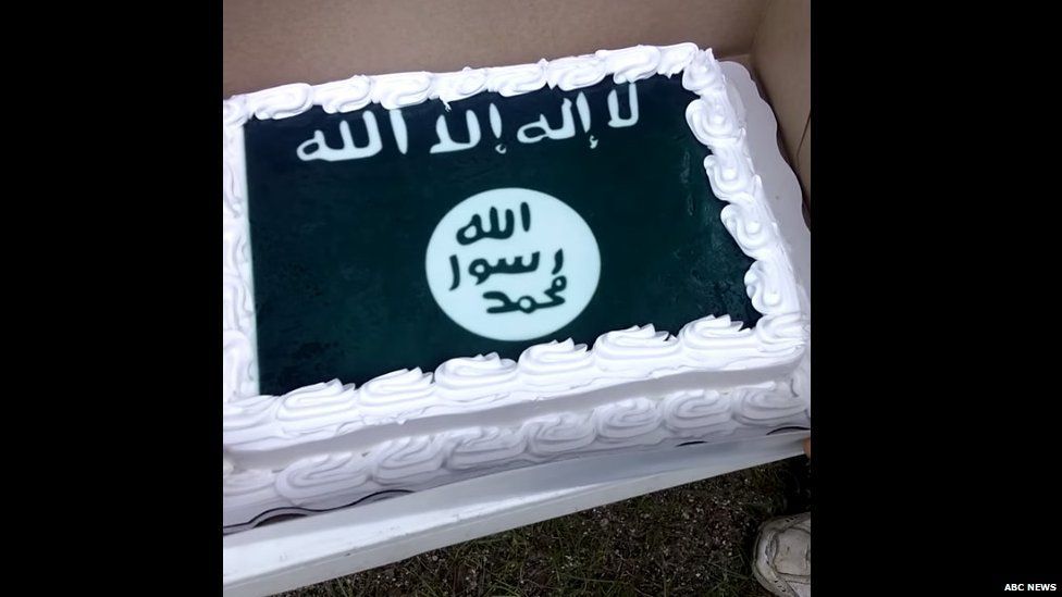 An "IS Cake" made by a Walmart store