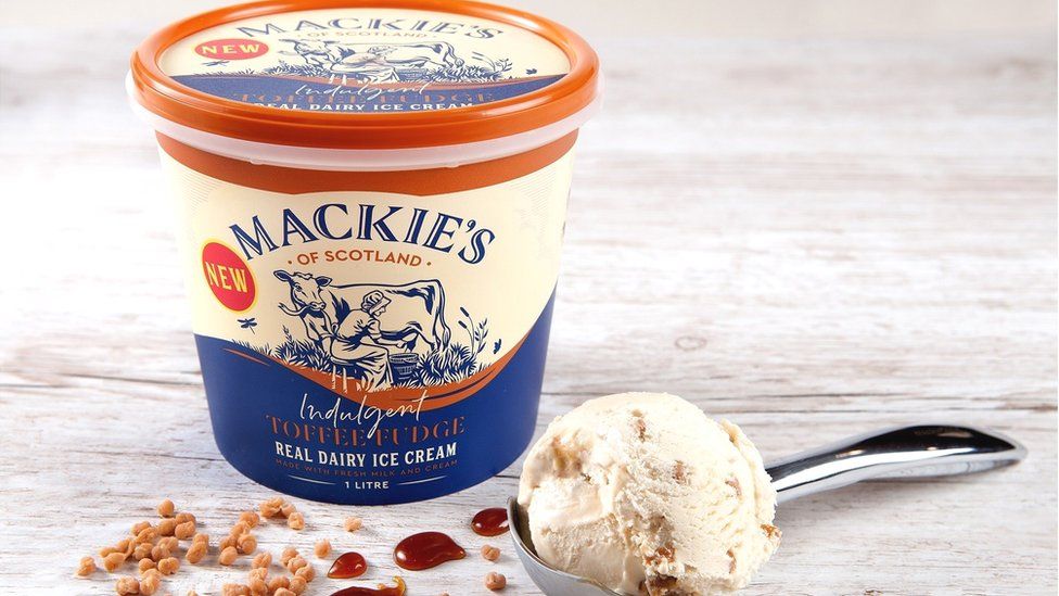 Mackie's ice cream product