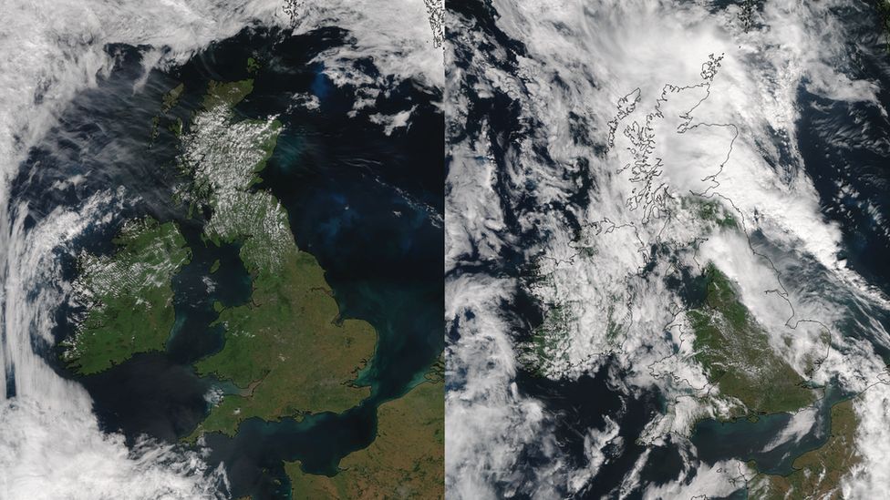 Scotland's summer - what a difference a day makes - BBC News