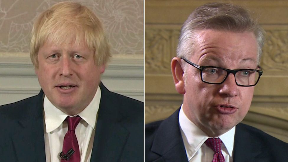 Composite image of Boris Johnson and Michael Gove