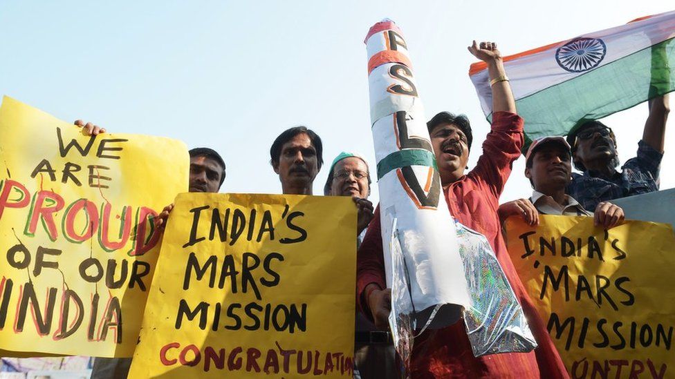 Indians celebrate Mars mission