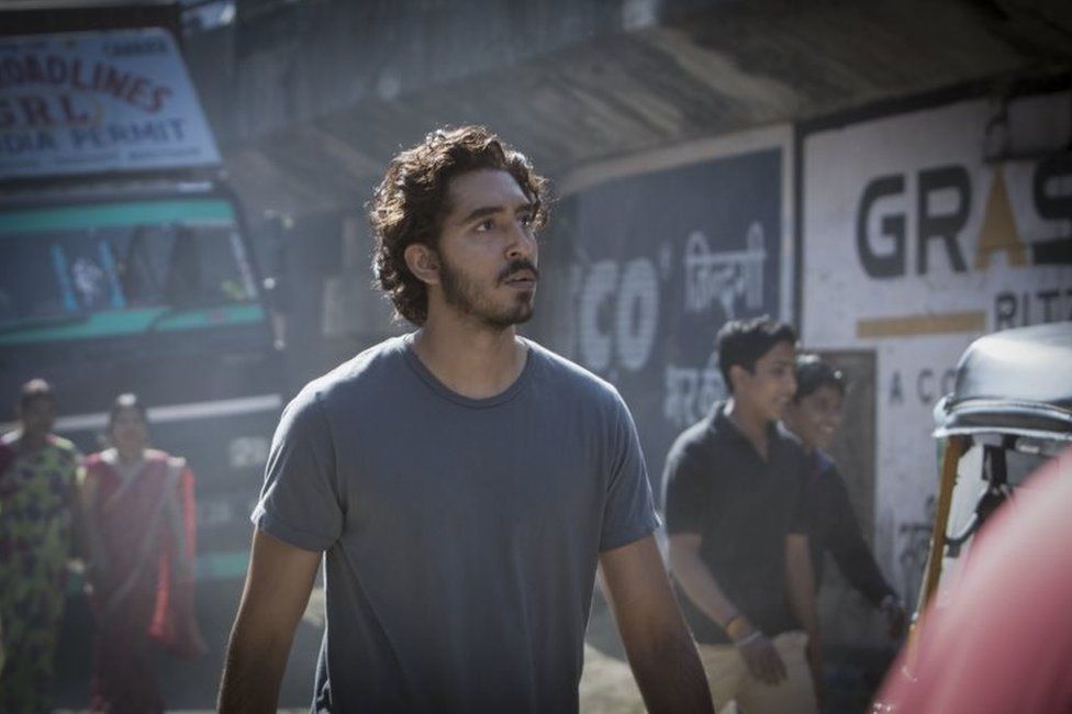 Saroo (Dev Patel) searches for his childhood home in Lion