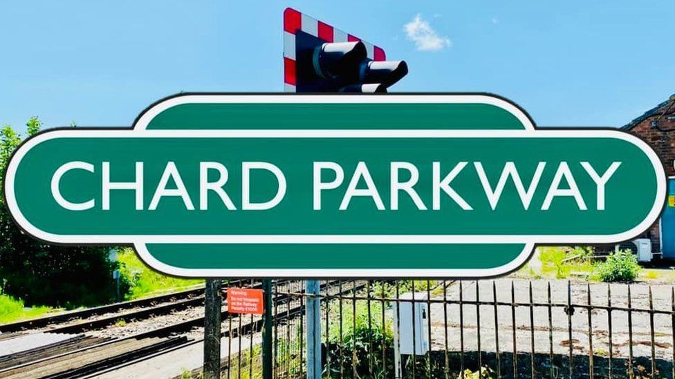 Mock up of Chard Parkway sign