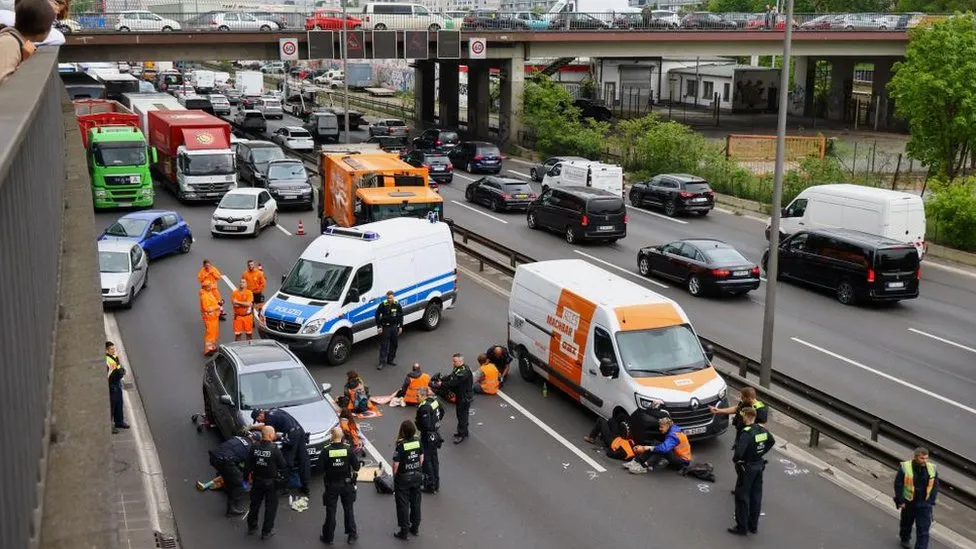 Germany, where car is king but protesters won’t let you drive