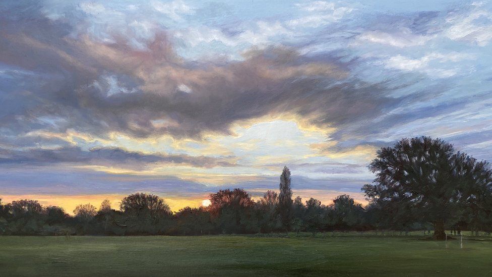 Sunset in Mill Hill Park (X1) by Diana Sandetskaya