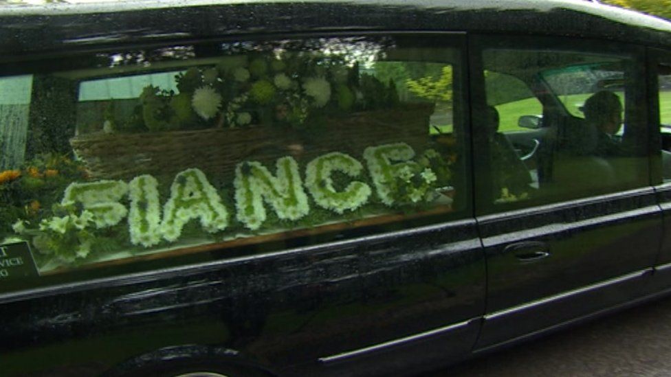 Mark Trussler's hearse