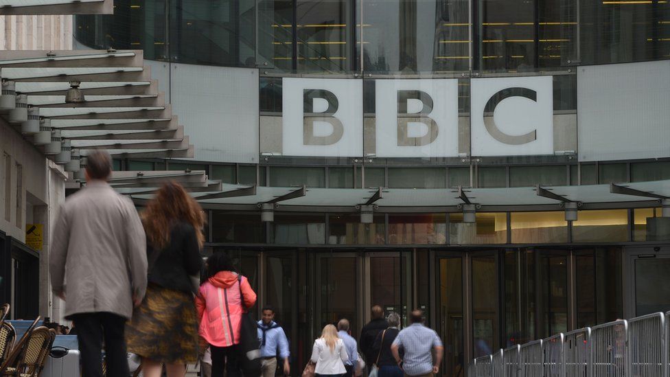 BBC New Broadcasting House entrance