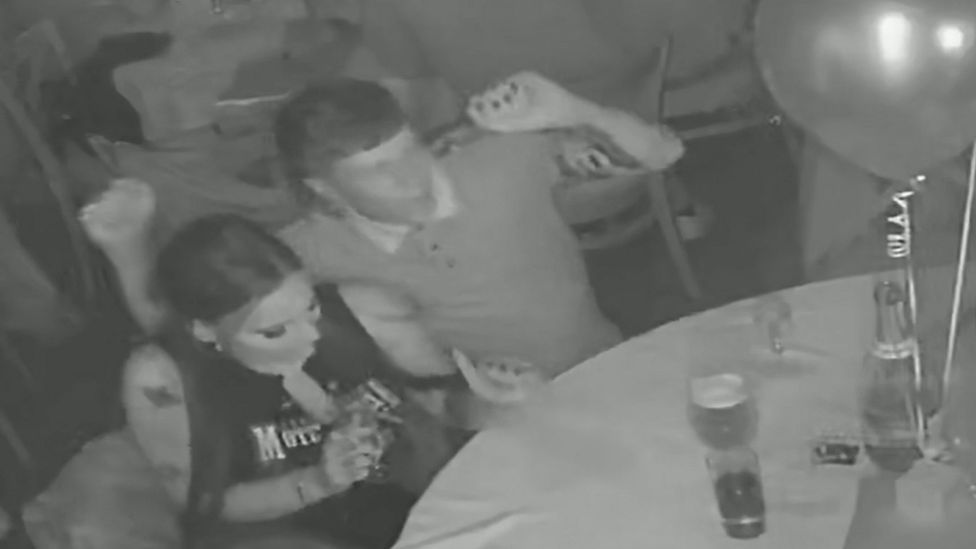 CCTV from the party in Hanley