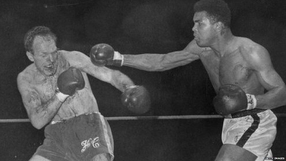 Muhammad Ali and Henry Cooper