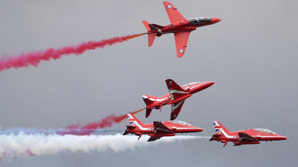 RAF Red Arrows: sacked after unacceptable behaviour at squadron BBC News