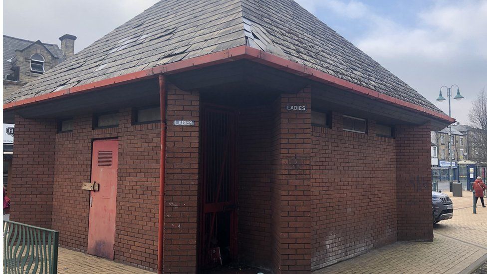 Disused public toilets