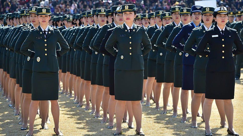 South Korean military parade. File image