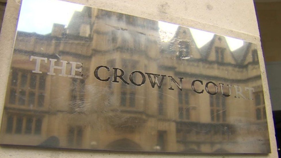 The Crown Court sign