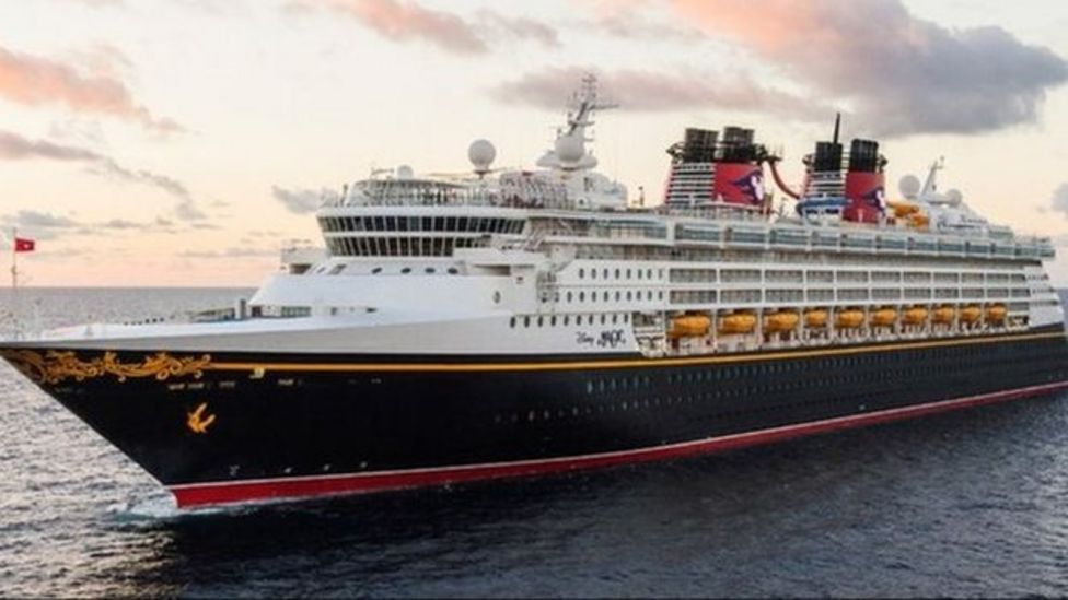 Disney Magic cruise arrives at Invergordon in Highlands BBC News