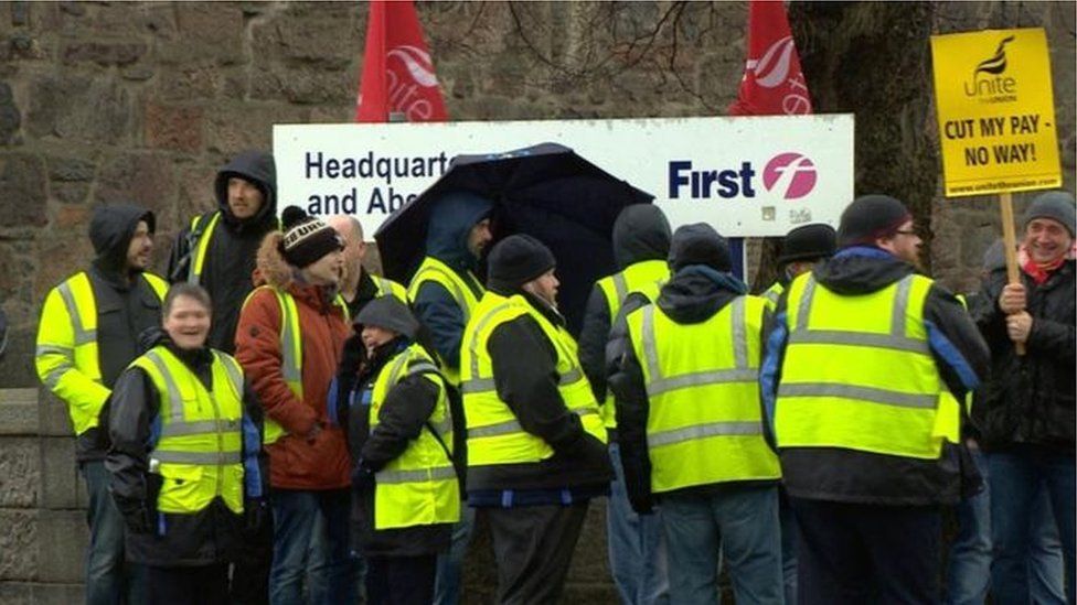 First bus drivers
