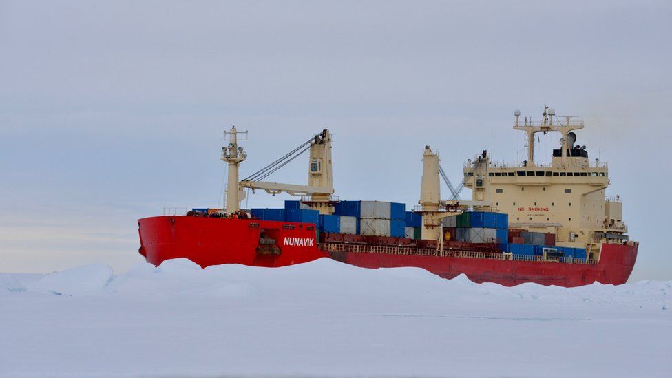 The Nunavik icebreaking vessel