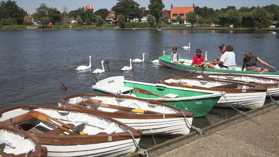 Thorpeness boating mere, Suffolk