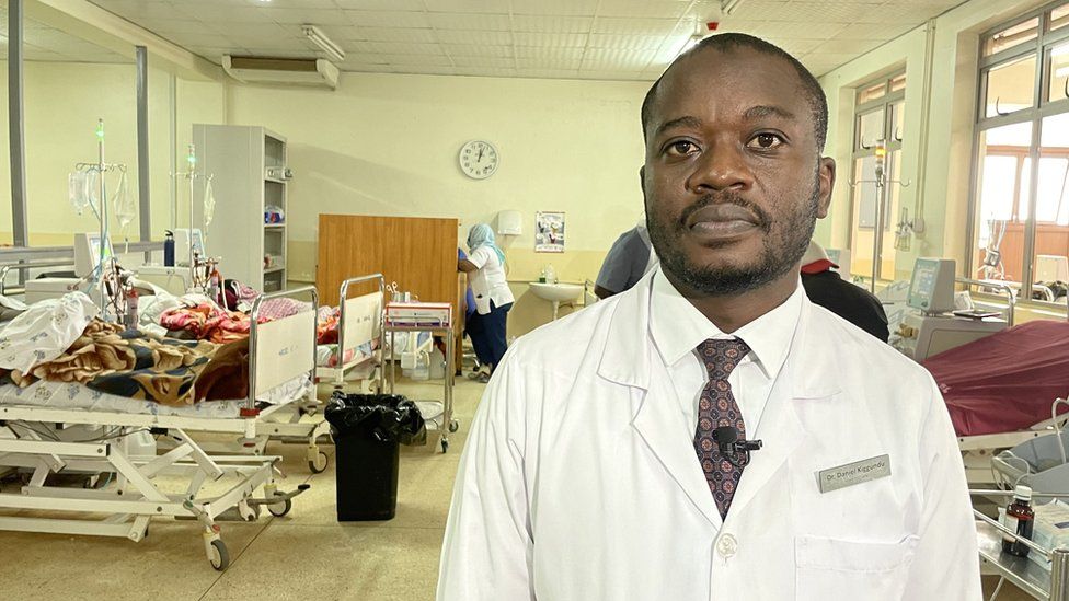 Doctor on the dialysis ward