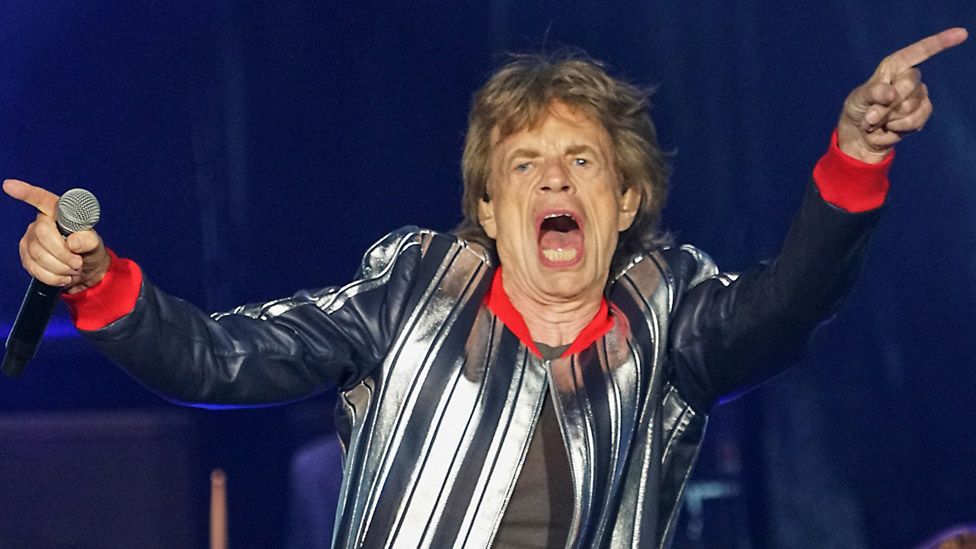 Sir Mick Jagger on stage in St Louis, Missouri, in September