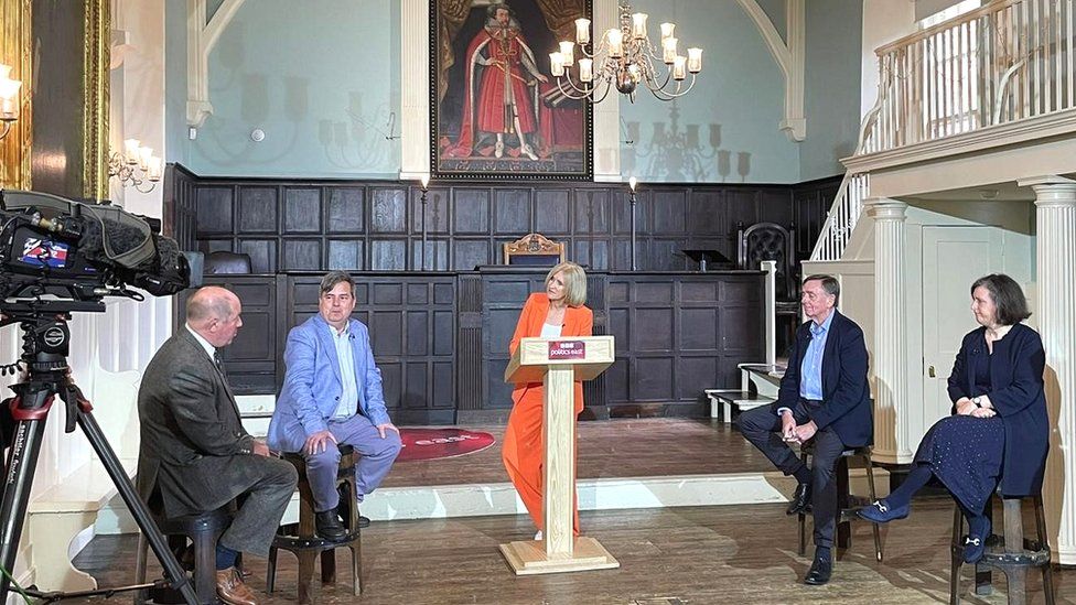 The debate in Bury St Edmund's Guildhall