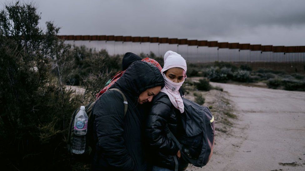 Migrants hold   to beryllium  transported for asylum assertion  processing astatine  the US-Mexico borderline  successful  Campo, California, US, connected  Friday, April 5, 2024