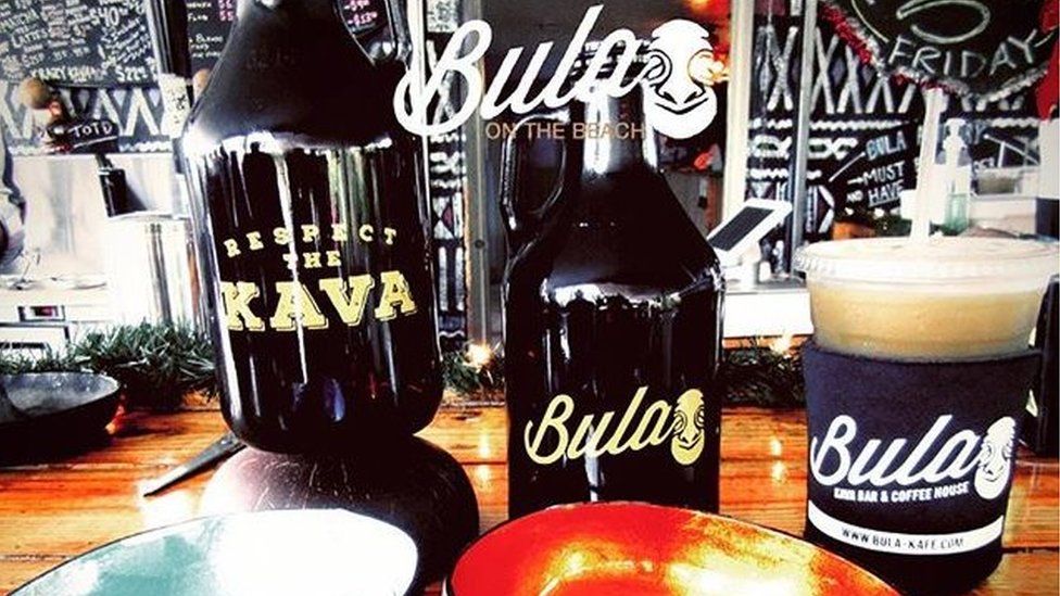 Bula bottles on countertop