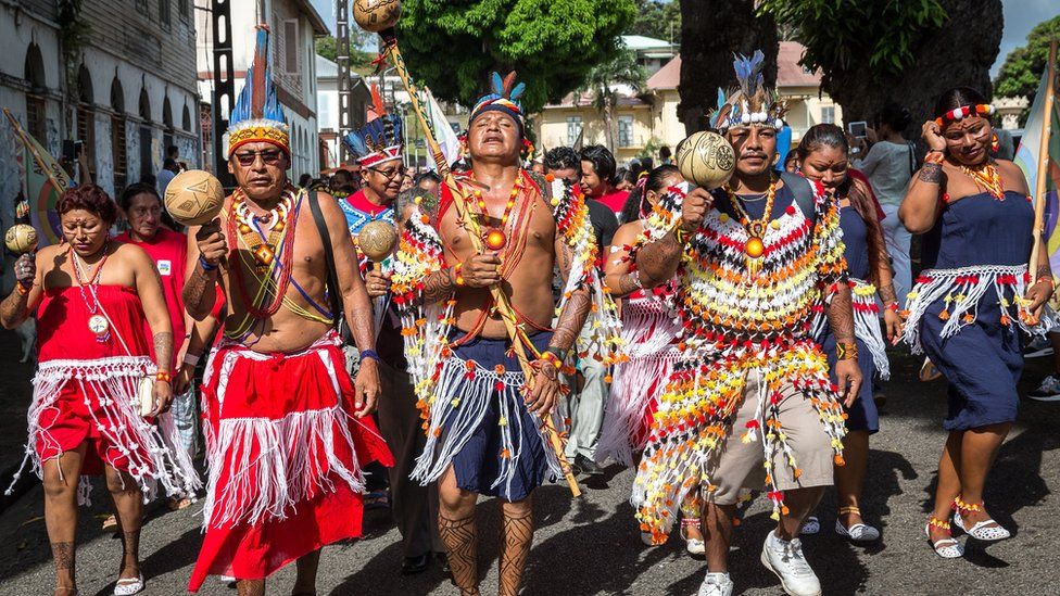 UN International Day of the World's Indigenous People in French Guiana