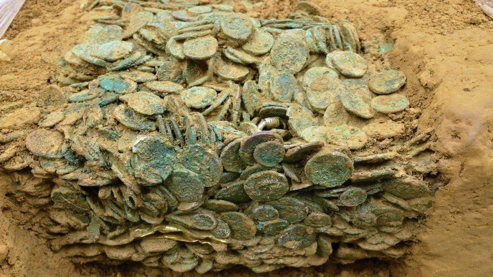 Jersey Celtic coin hoard bought by island s government BBC News