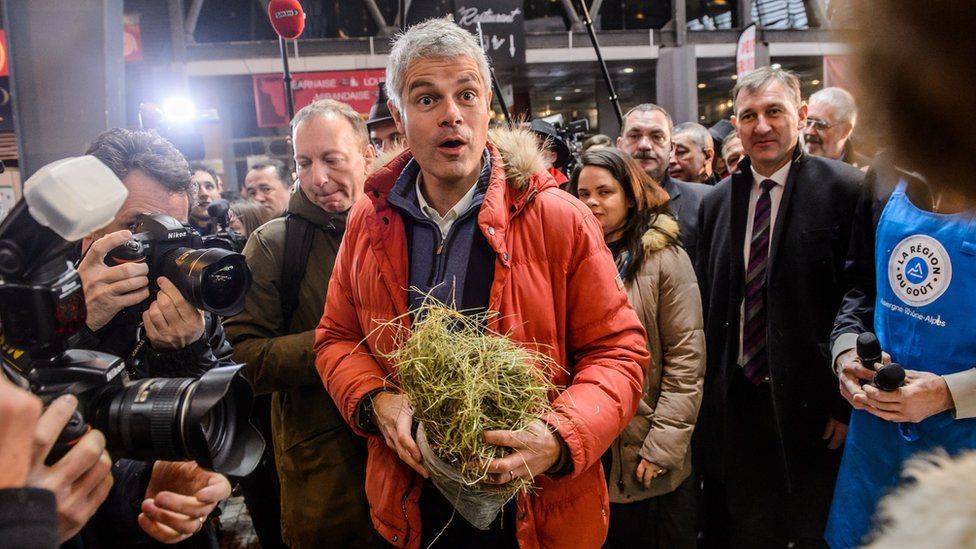 French Laurent Wauquiez of the right-wing Les Republicains