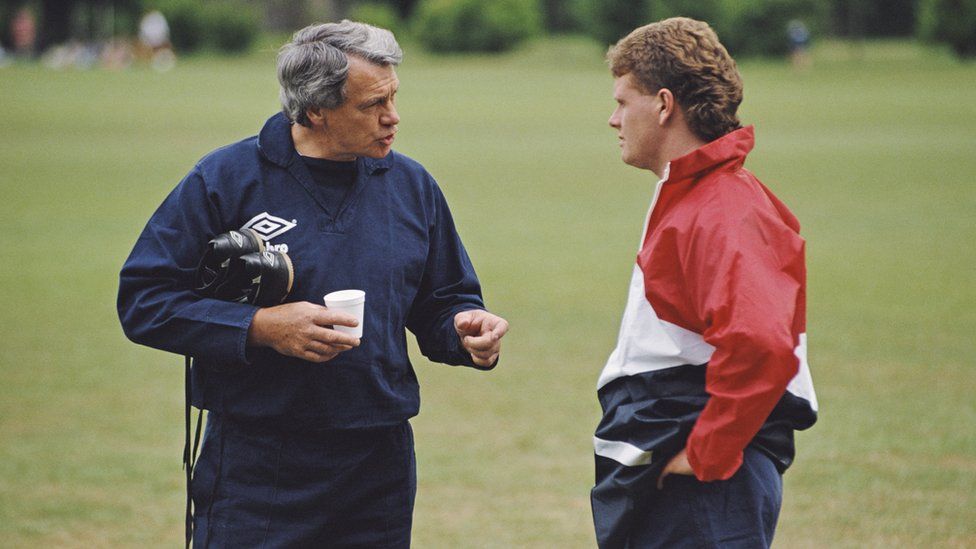 Bobby Robson and Paul Gascoigne