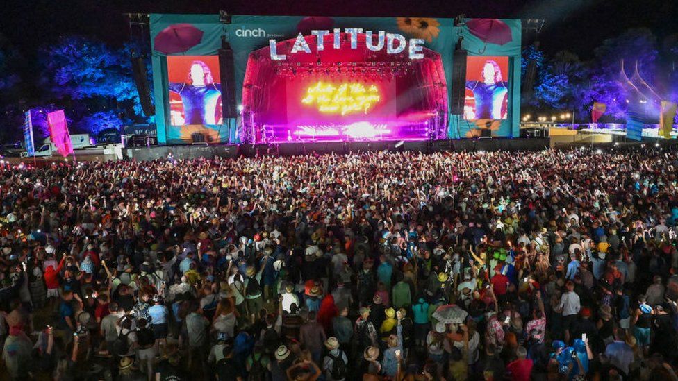 A massive crowd at the Latitude festival in 2022