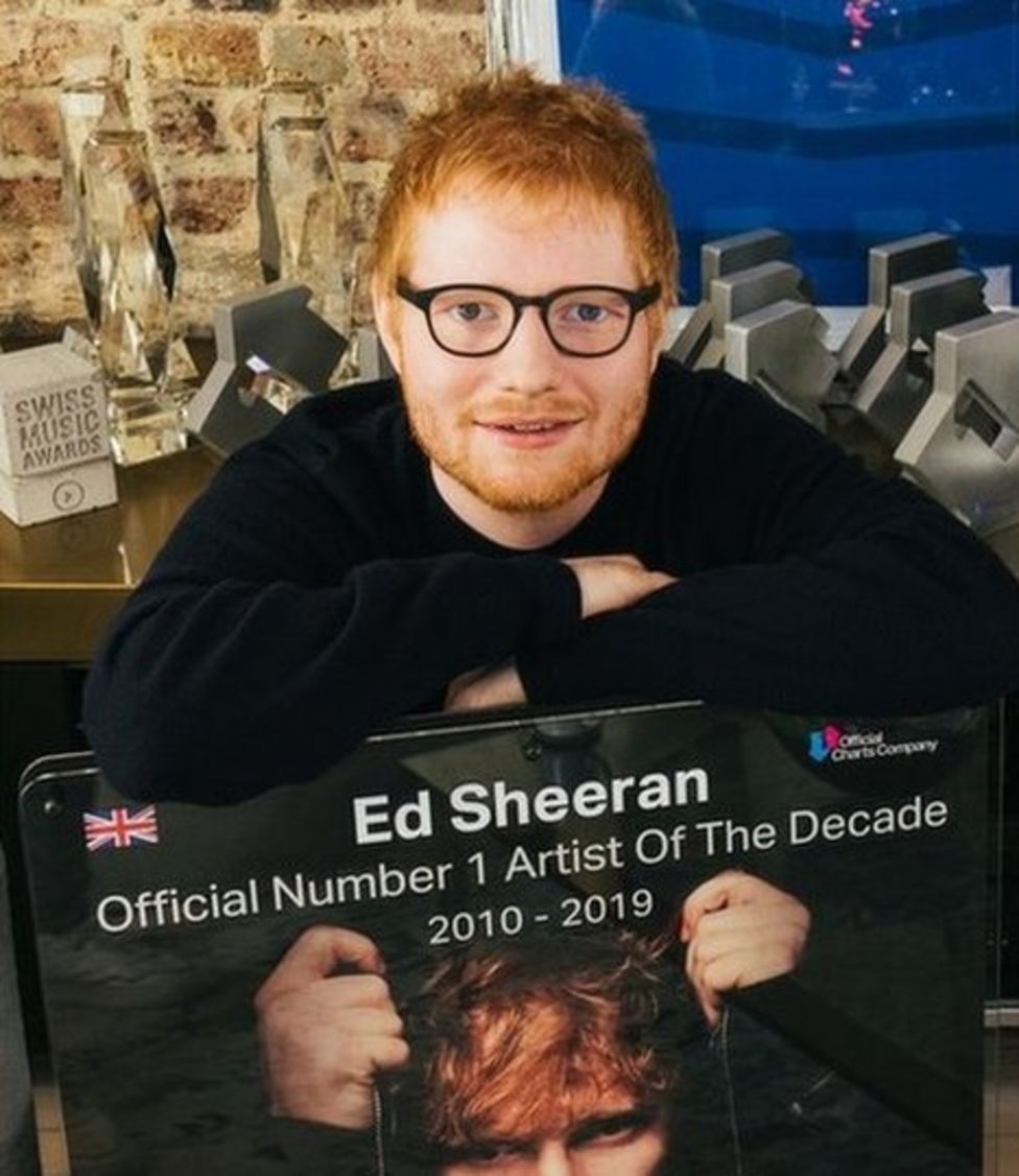 Ed Sheeran is the Number 1 Artist of the Decade BBC Newsround