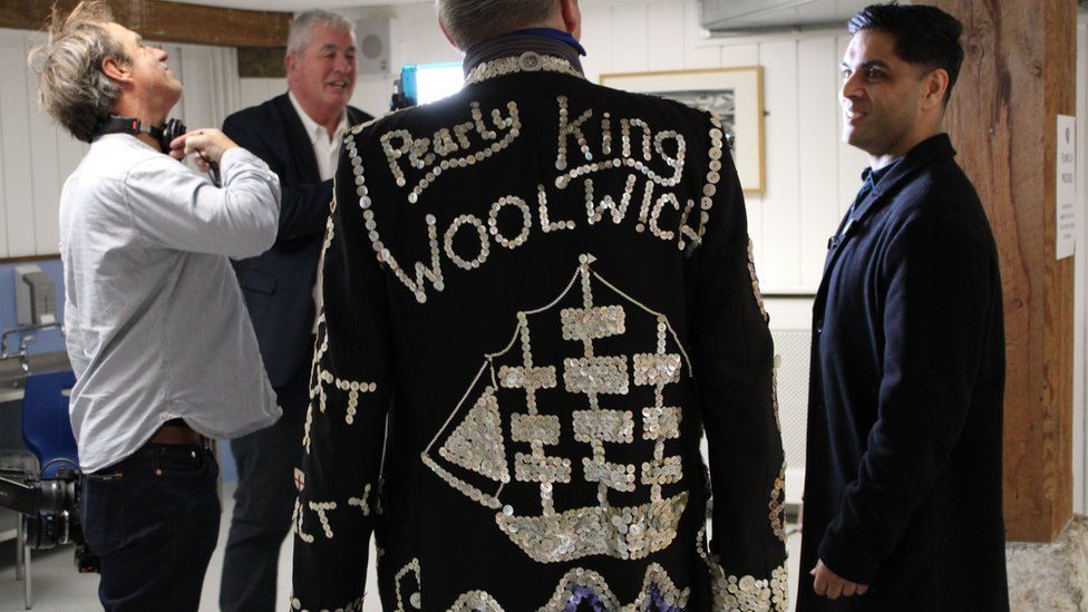 The pearly king of Woolwich at the Modern Cockney Festival