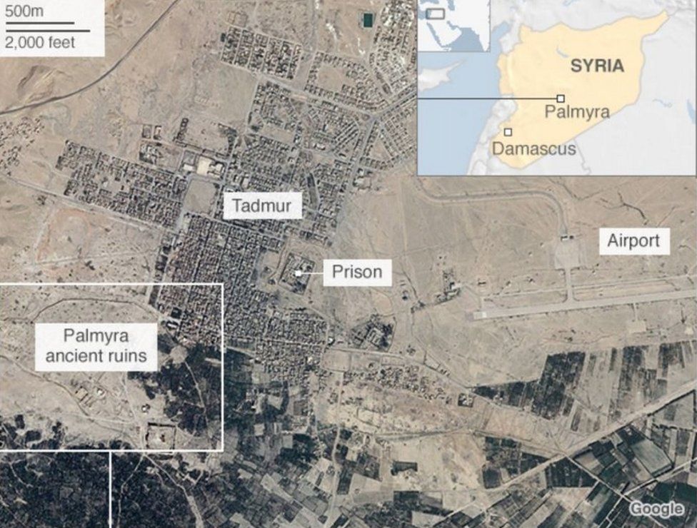 A map of Palmyra