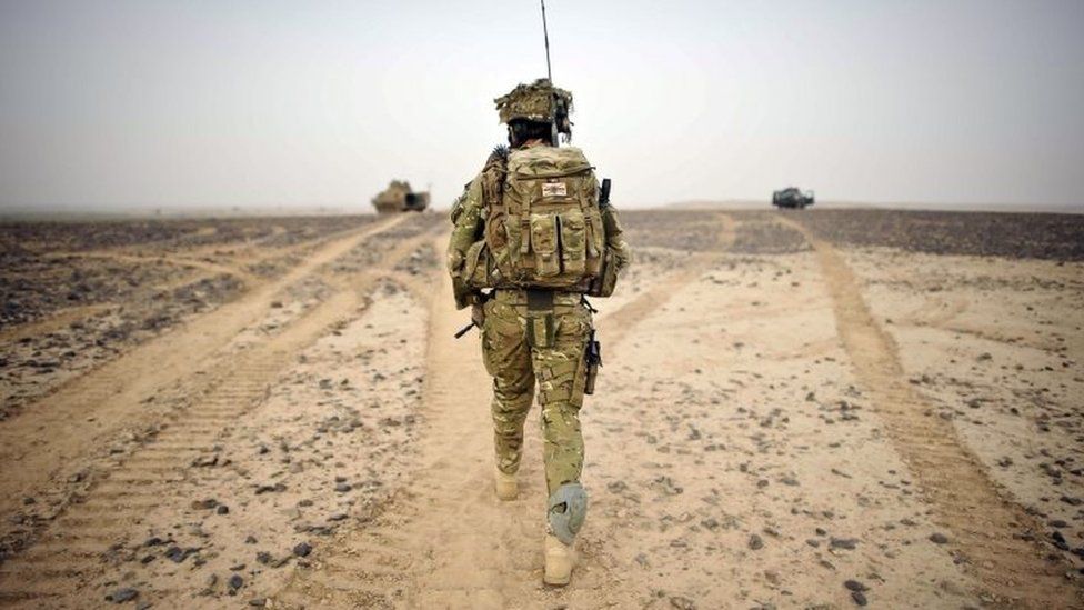 British Army Officer in Helmand province