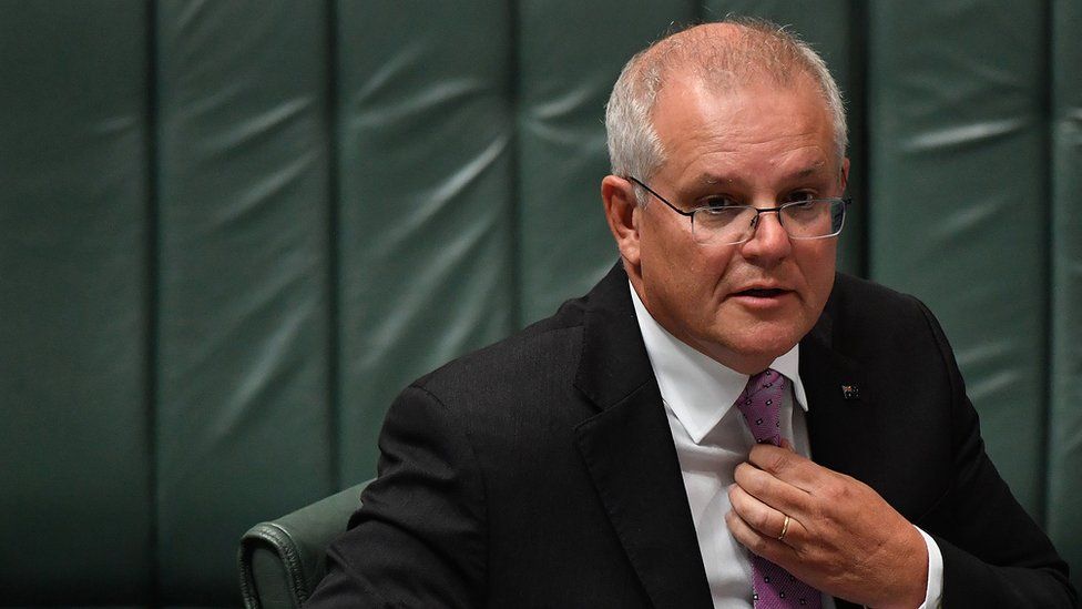 Scott Morrison in parliament