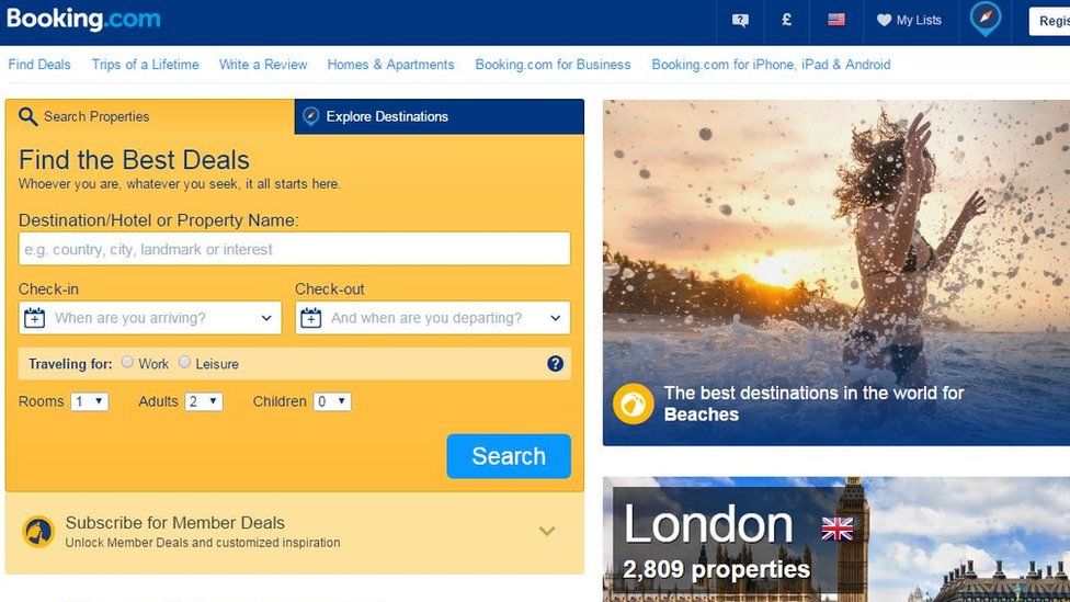 Booking.com scam: Tourists descend on north London private home - BBC News
