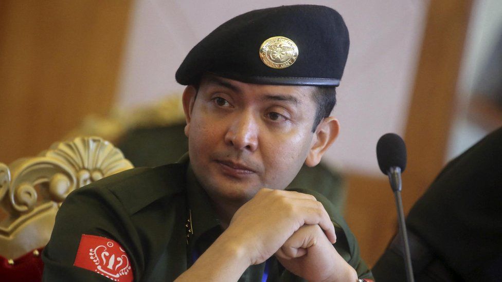 The head of the Arakan Army, Twan Mrat Naing