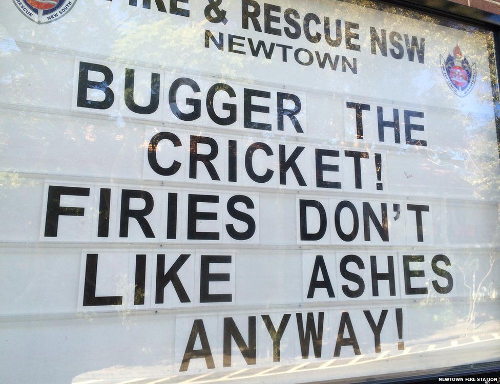 That's not cricket: Newtown Fire Station mixes humour and safety