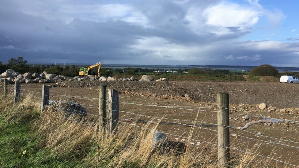 Bontnewydd bypass under construction
