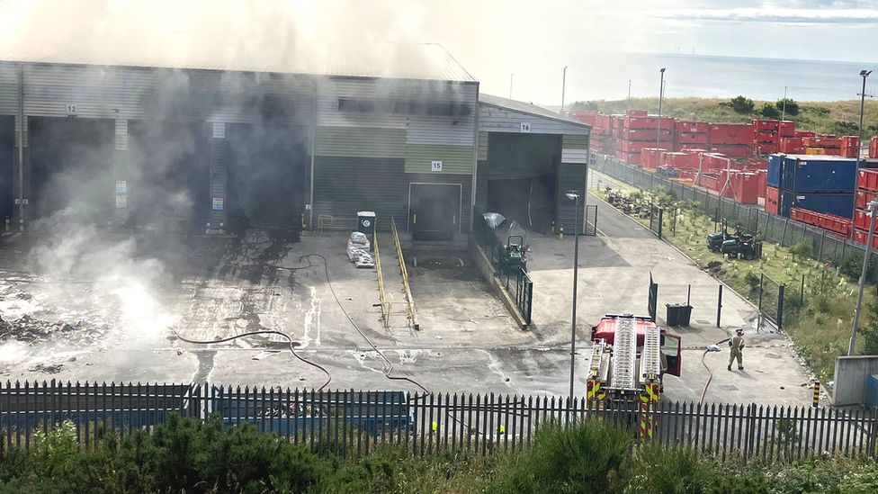 Suez recycling plant in Aberdeen