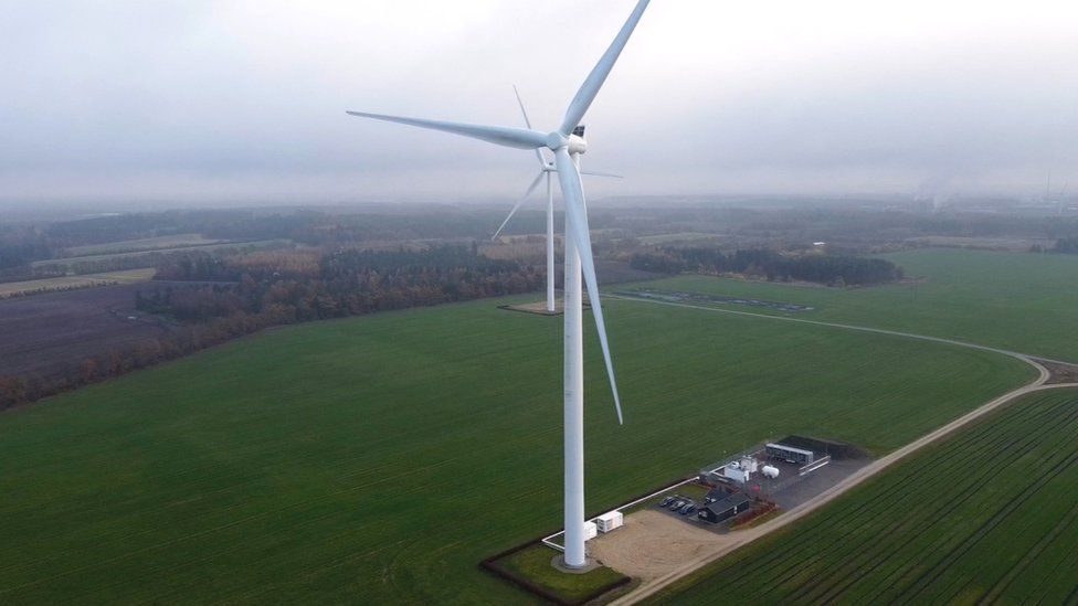 Ветряные турбины в Ютландии, Дания