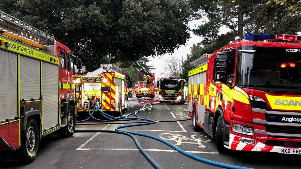 Bournemouth flats fire Residents moved from retirement homes BBC News