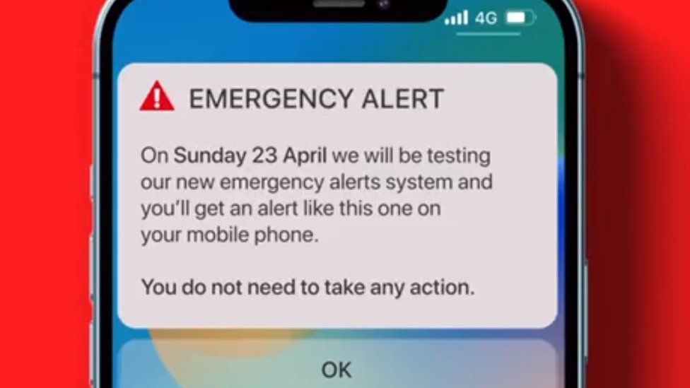 Time set for national mobile phone emergency alert test - BBC News