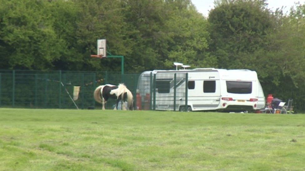 Travellers in Witney