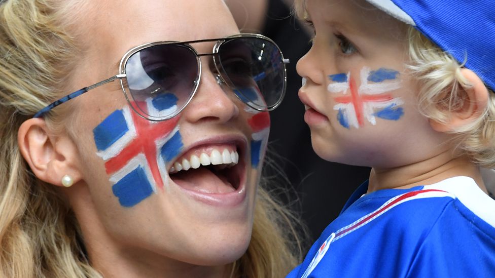 Iceland football fans in France, June 2016